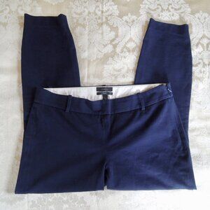 J. Crew Navy Minnie Crop Stretch Cottton Twill Pants 8